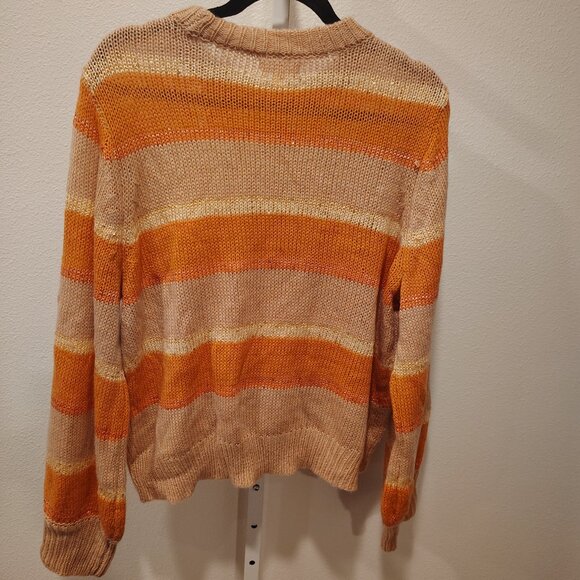 LC Lauren Conrad Women's Blouson Crew Neck Striped Sweater Size XXL NWT Striped - Picture 8 of 11